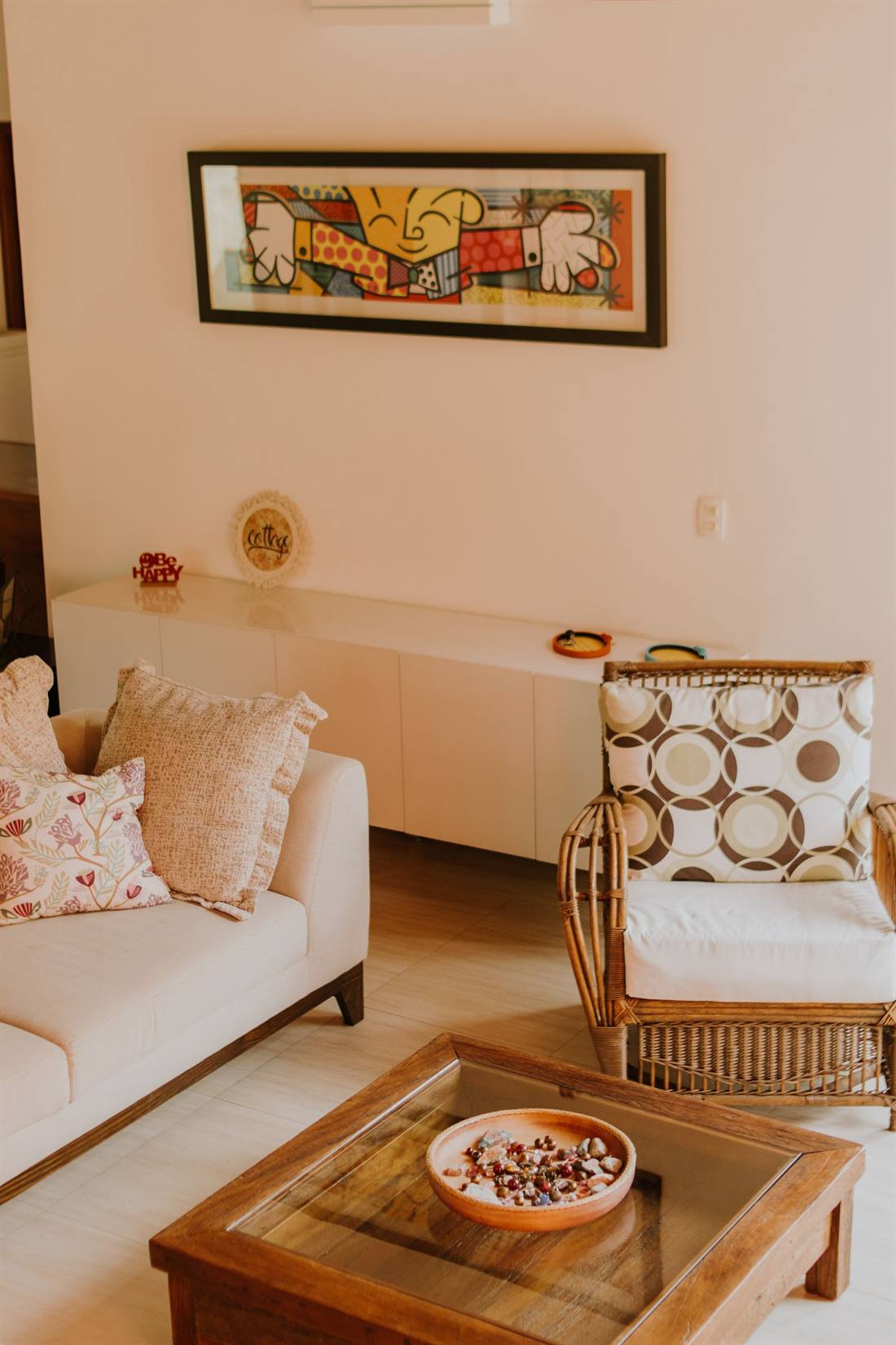 A professionally photographed Miami home interior